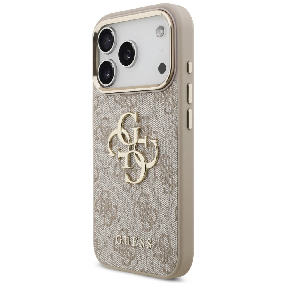 Guess iPhone 17 Pro/iPhone 18 Pro Cover 4G Classic Logo Lyserød