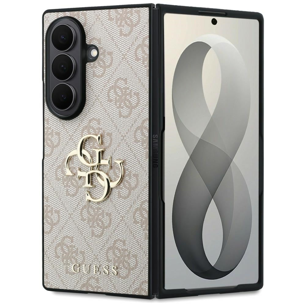 Guess Samsung Galaxy Z Fold 8 Ultra Cover 4G Big Logo Lyserød
