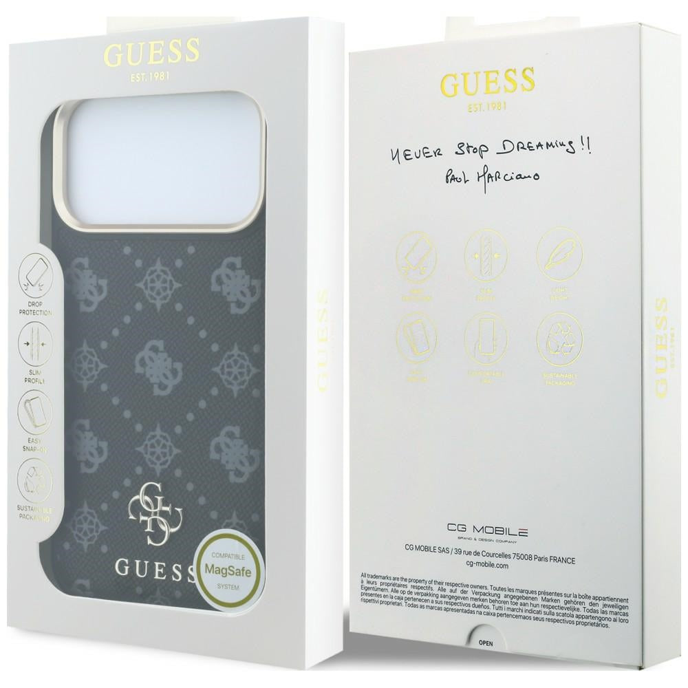 Guess iPhone 17 Pro Max/iPhone 18 Pro Max Cover 4G Pæon Sort