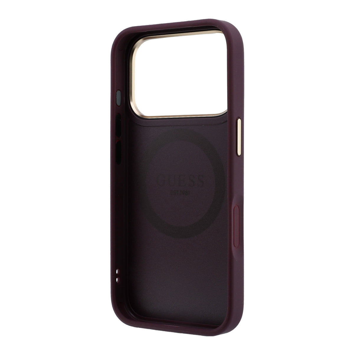 Guess iPhone 17 Pro/iPhone 18 Pro Cover 4G Peony Burgundy