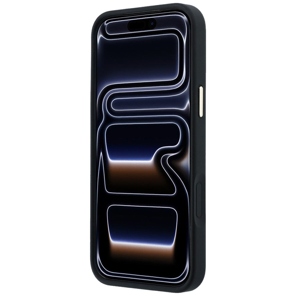 Guess iPhone 17 Pro/iPhone 18 Pro Cover Ring Stand 4G Classic Logo Sort