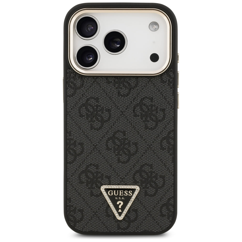 Guess iPhone 17 Pro/iPhone 18 Pro Cover 4G Triangle MagSafe Sort