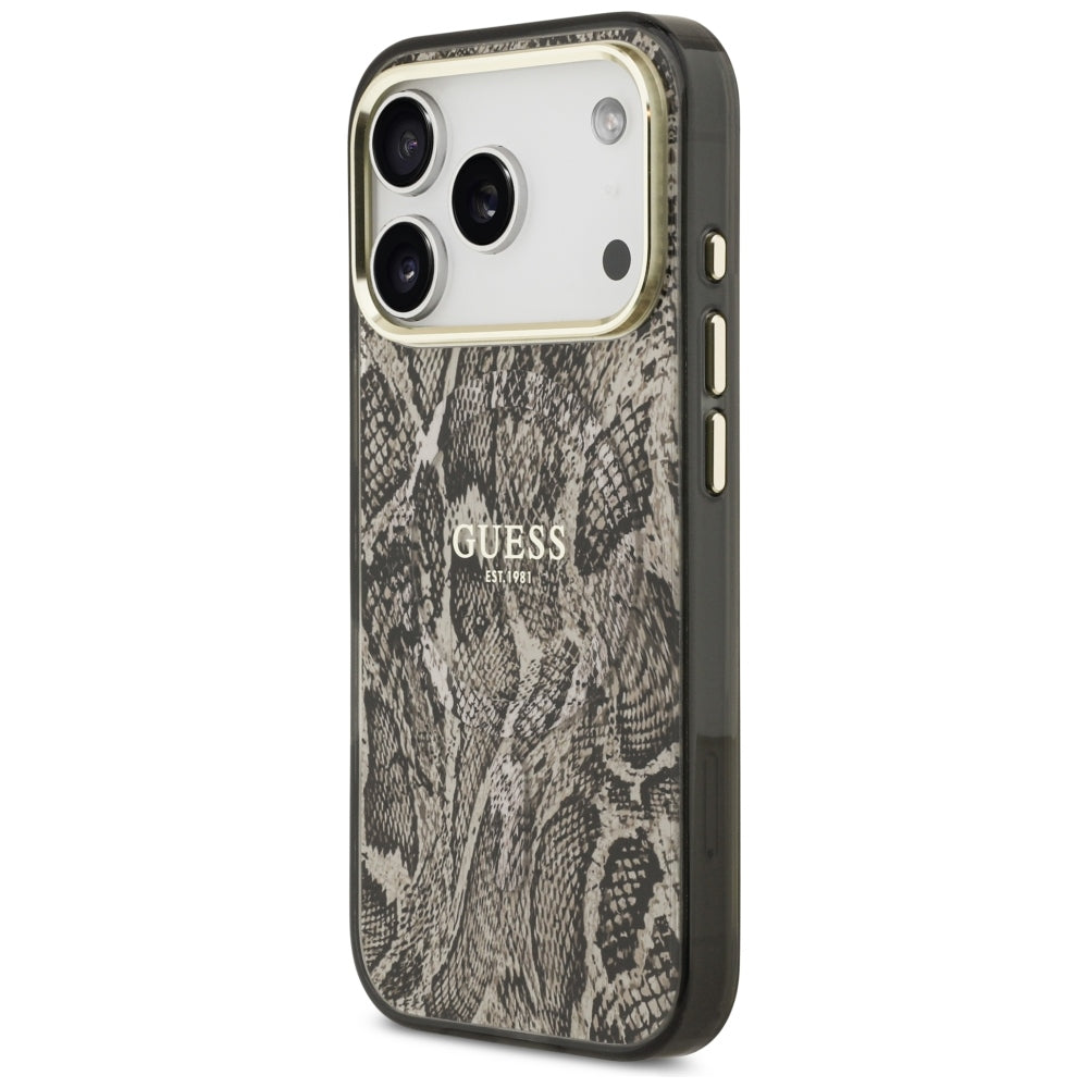 Guess iPhone 17 Pro Max/iPhone 18 Pro Max Cover Python Brun