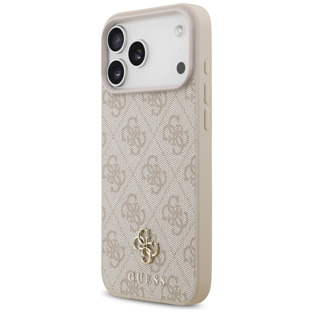 Guess iPhone 17 Pro Max/iPhone 18 Pro Max Cover 4G Classic Logo Small Lyserød