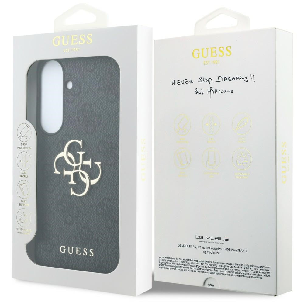 Guess Samsung Galaxy S26 FE Cover 4G Metal Logo Sort