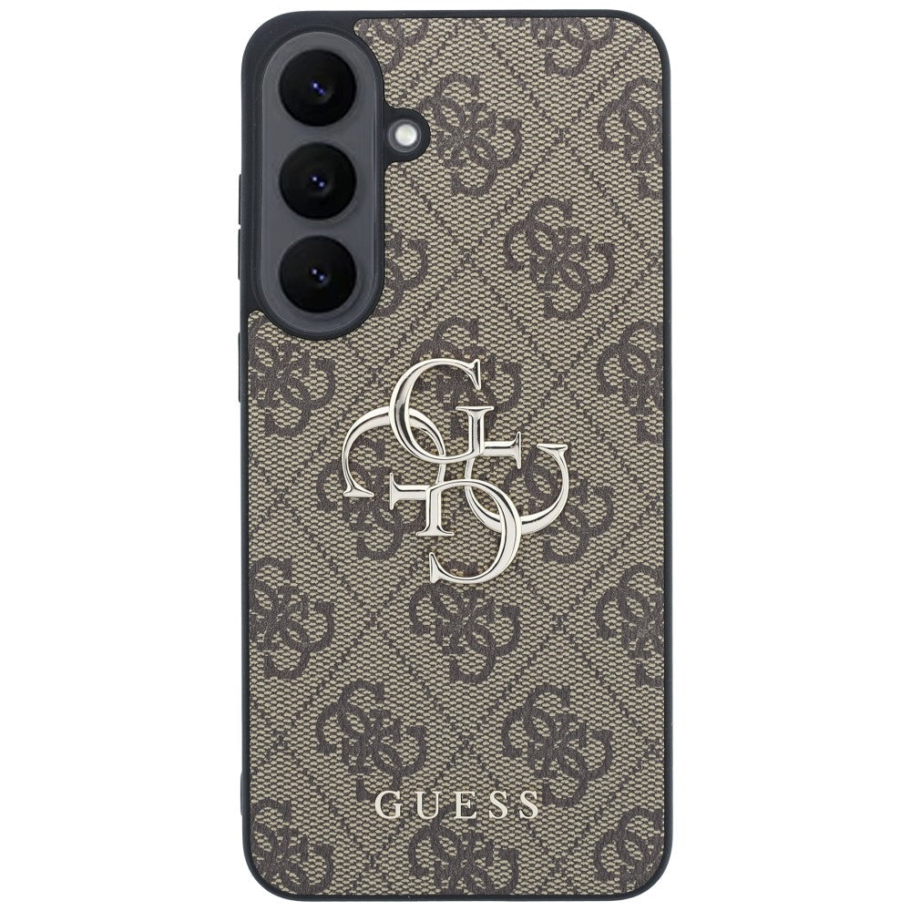 Guess Samsung Galaxy S26 FE Cover 4G Metal Logo Brun