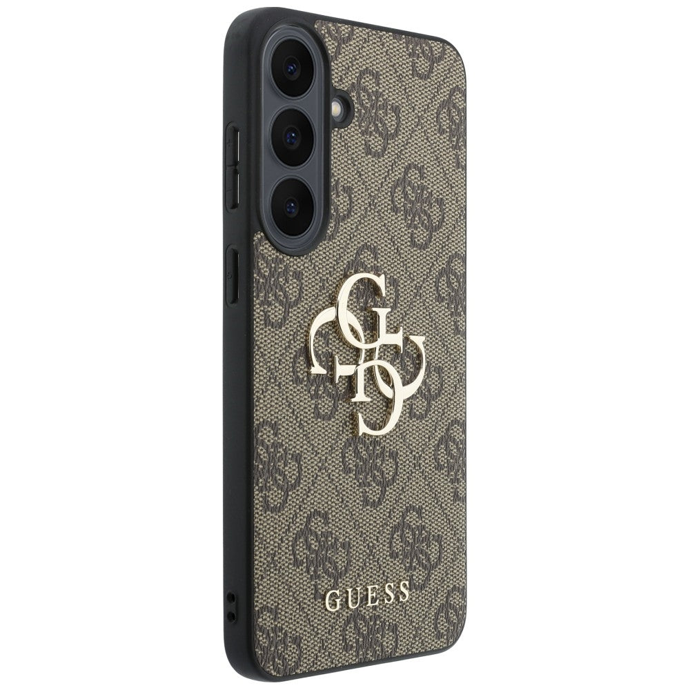 Guess Samsung Galaxy S26 FE Cover 4G Metal Logo Brun