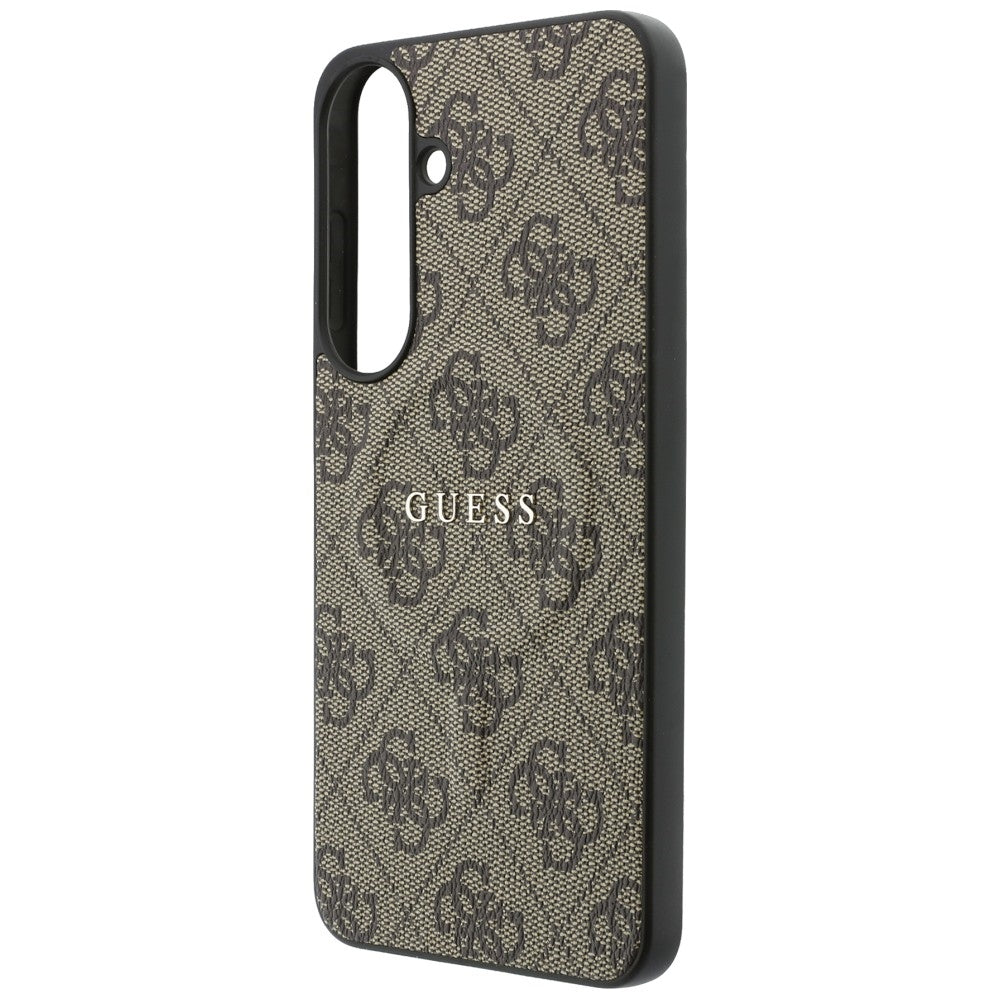 Guess Samsung Galaxy S26 FE Cover 4G Embossed MagSafe Brun