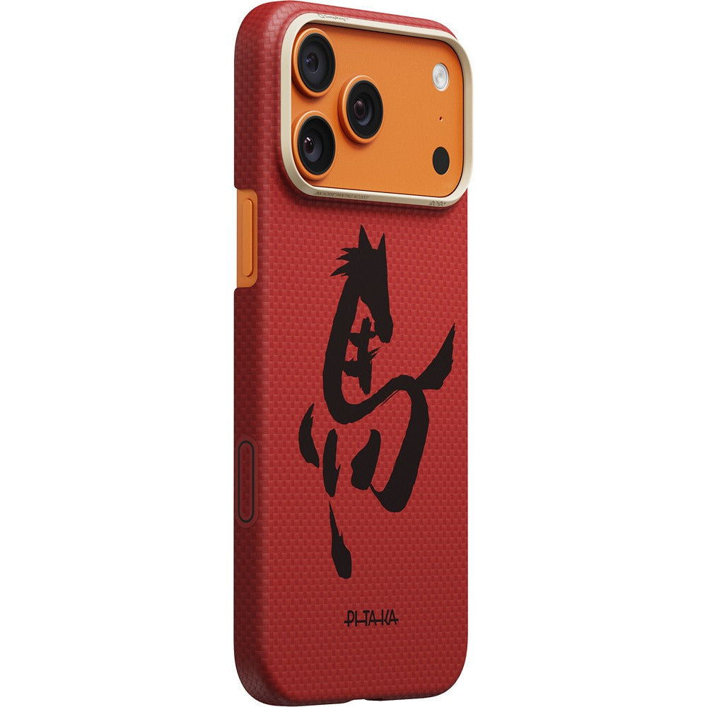 Pitaka iPhone 17 Pro Max Cover Edge MagSafe Cinnabar