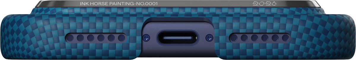 Pitaka iPhone 17 Pro Cover Edge MagSafe Azure Green