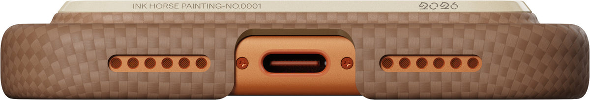 Pitaka iPhone 17 Pro Max Cover Edge MagSafe Gold & Jade