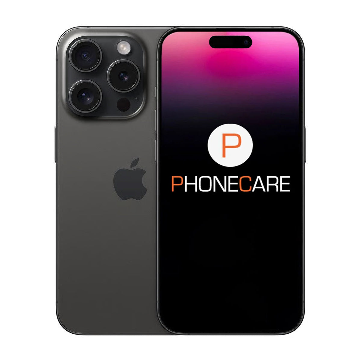 Brugt iPhone 15 Pro 128 GB Sort titanium – Brugt stand