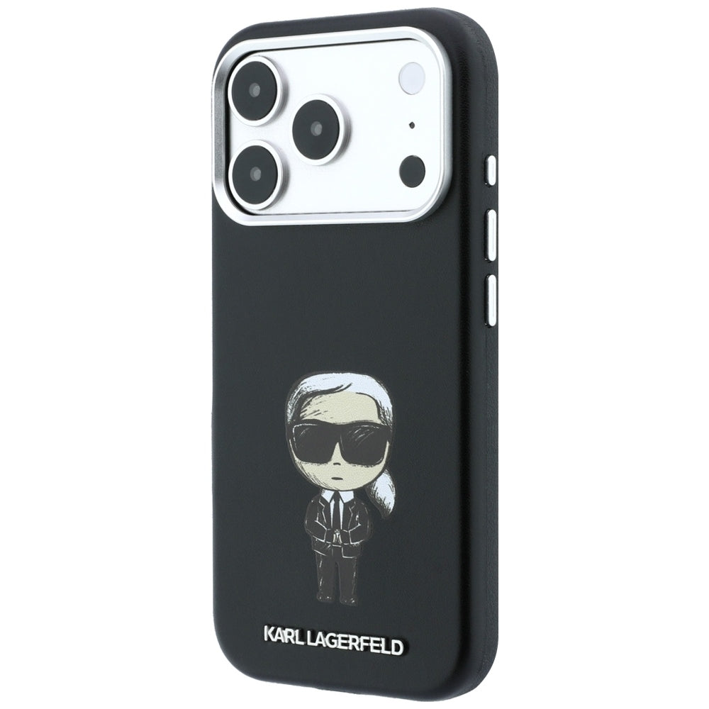 Karl Lagerfeld iPhone 17 Pro/iPhone 18 Pro Cover Smooth Ikonik Sketch Sort