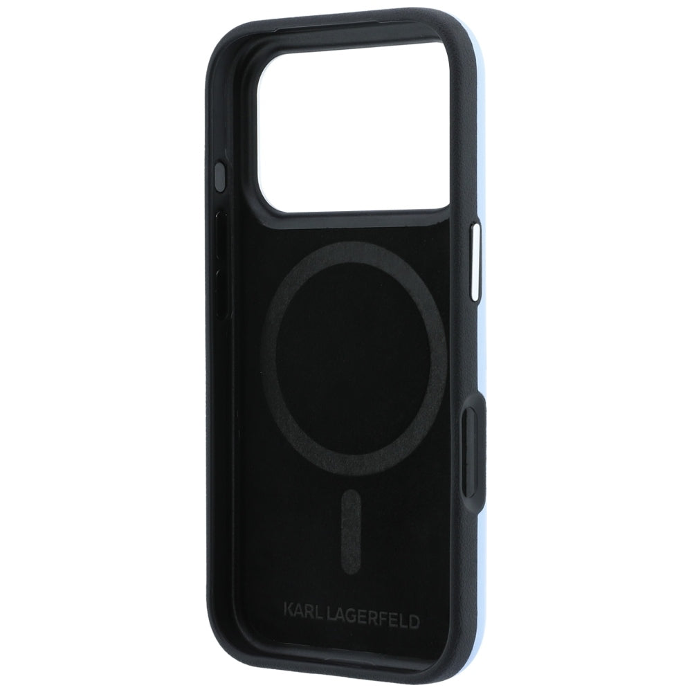 Karl Lagerfeld iPhone 17 Pro/iPhone 18 Pro Cover Smooth Ikonik Sketch Blå