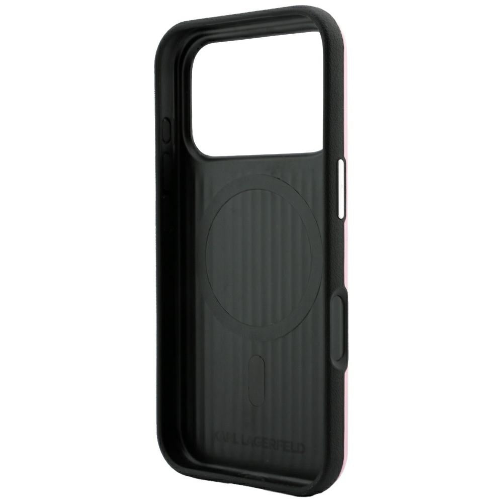 Karl Lagerfeld iPhone 17 Pro/iPhone 18 Pro Cover Smooth Choupette Sketch Lyserød