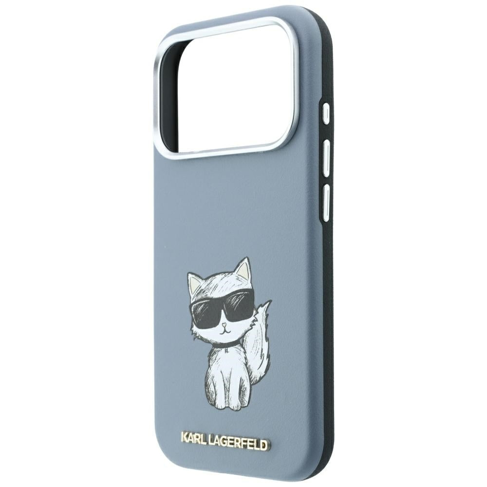Karl Lagerfeld iPhone 17 Pro/iPhone 18 Pro Cover Smooth Choupette Sketch Blå