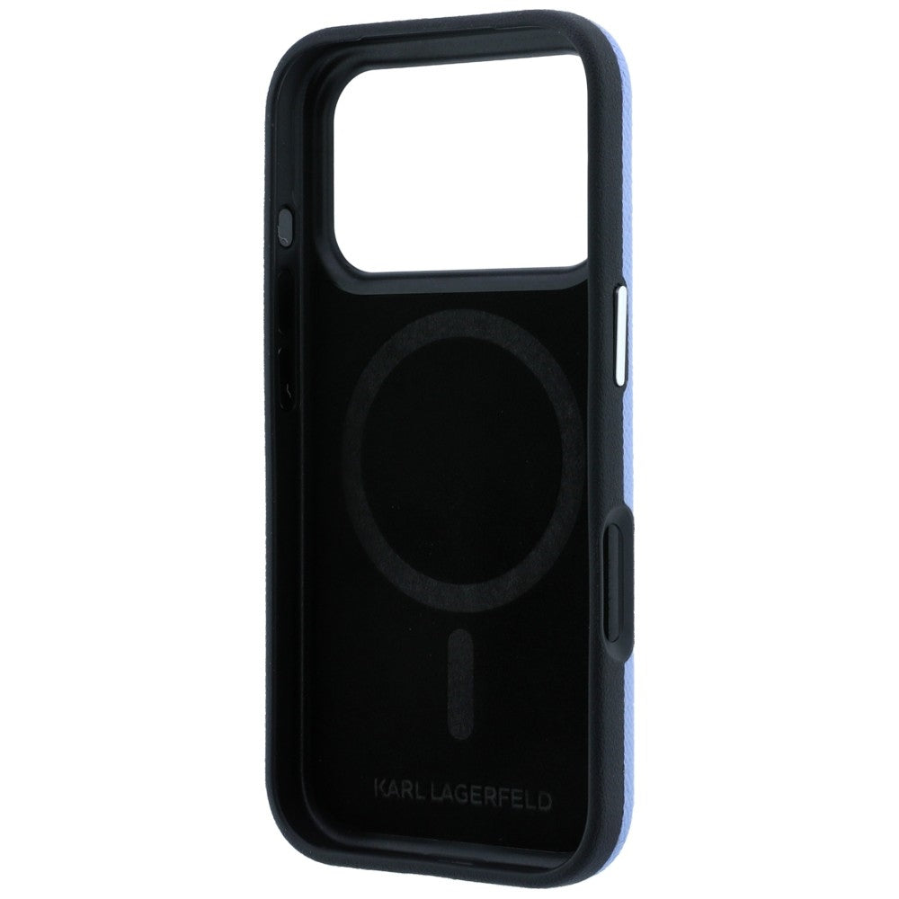 Karl Lagerfeld iPhone 17 Pro Max/iPhone 18 Pro Max Cover Grained Choupette Blå