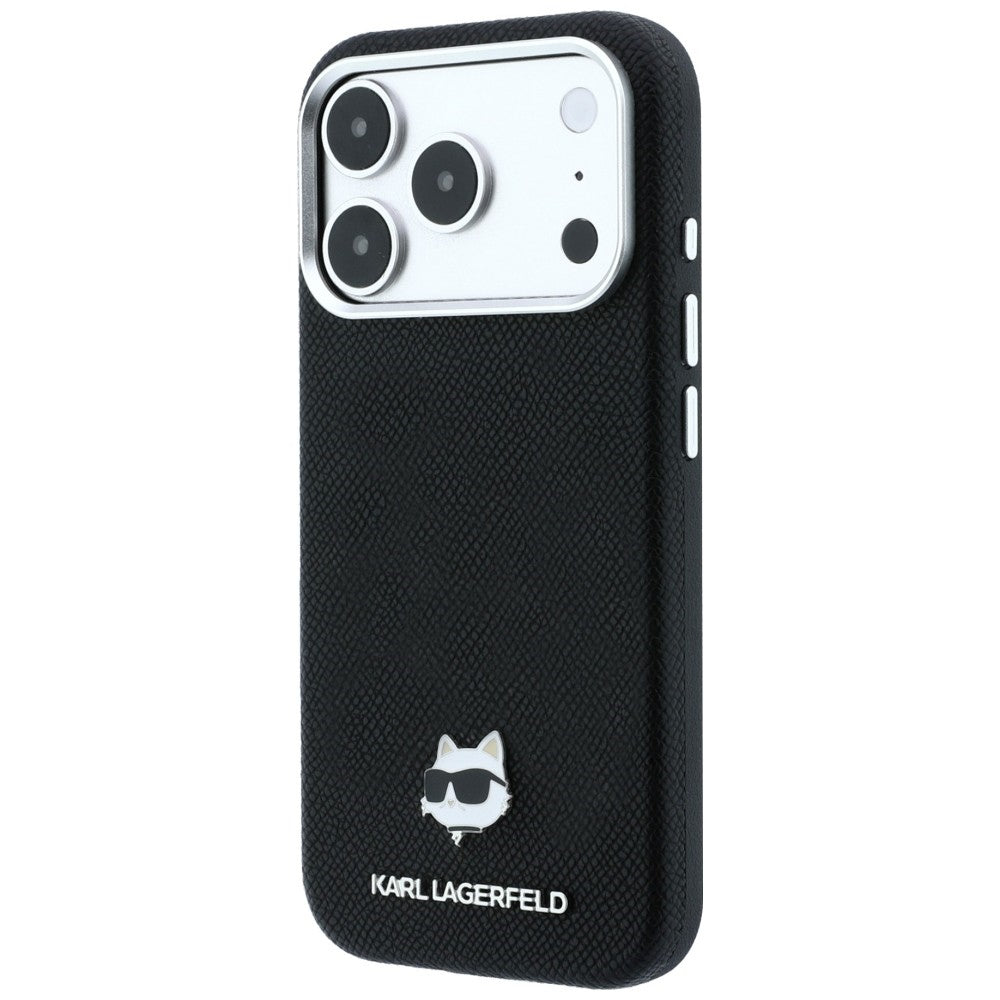Karl Lagerfeld iPhone 17 Pro/iPhone 18 Pro Cover Grained Choupette Sort