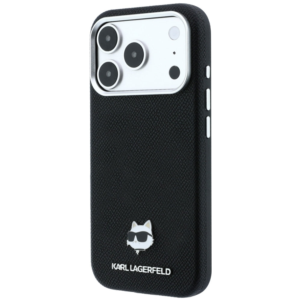 Karl Lagerfeld iPhone 17 Pro Max/iPhone 18 Pro Max Cover Grained Choupette Sort