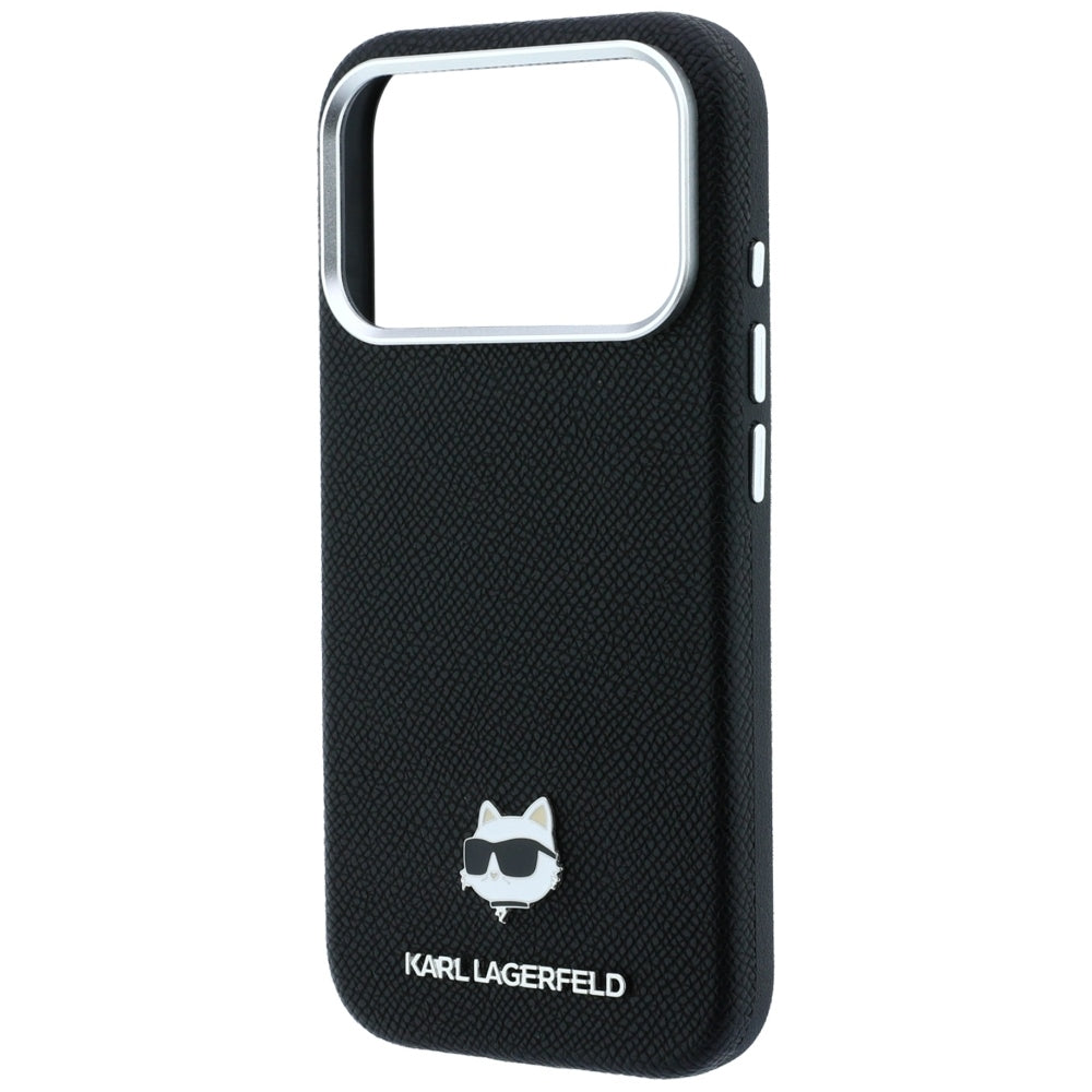 Karl Lagerfeld iPhone 17 Pro Max/iPhone 18 Pro Max Cover Grained Choupette Sort