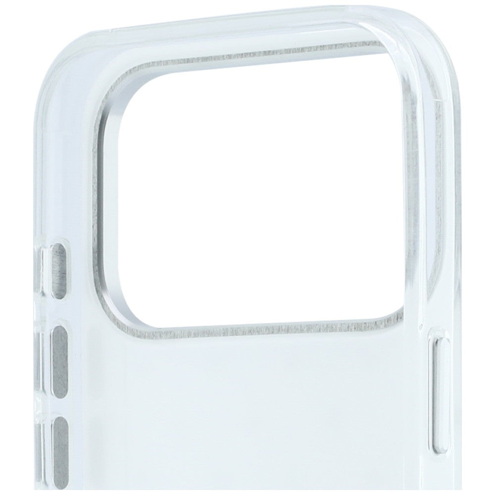 Karl Lagerfeld iPhone 17 Pro Max/iPhone 18 Pro Max Cover med rhinsten, elektropletteret logo, Hvid