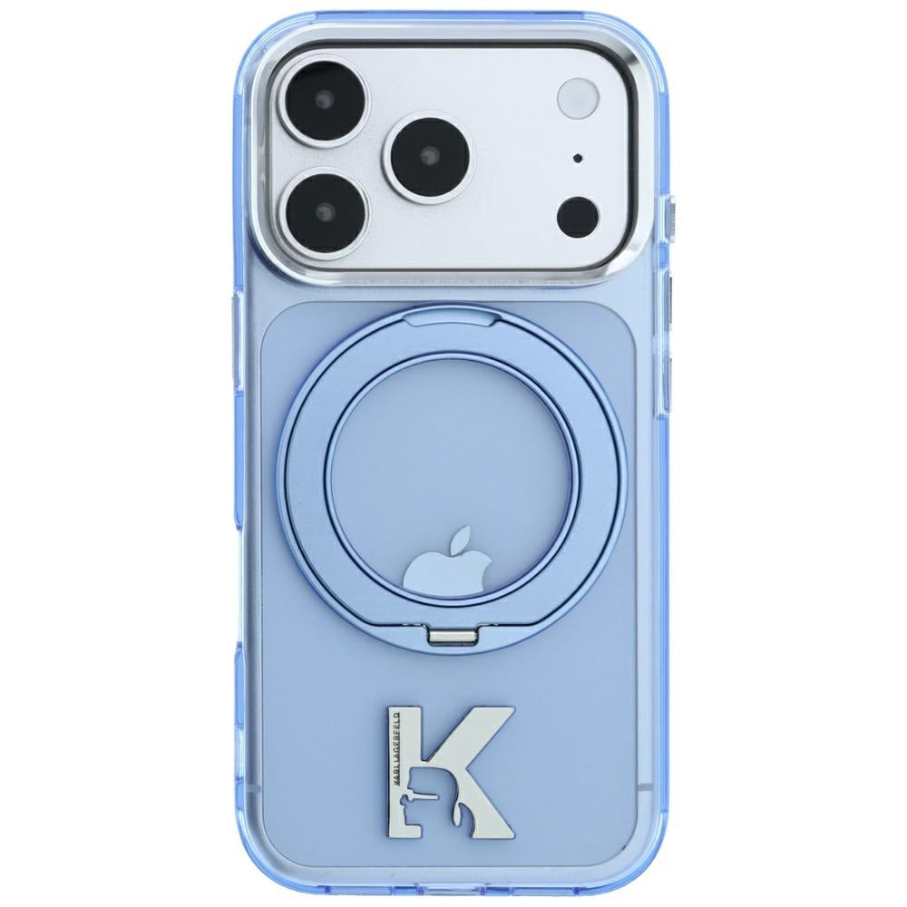 Karl Lagerfeld iPhone 17 Pro Max/iPhone 18 Pro Max Cover Ringholder Kameo Blå