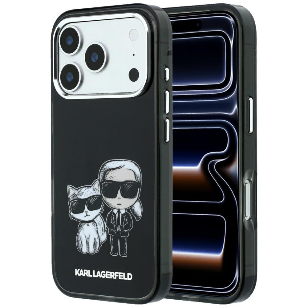 Karl Lagerfeld iPhone 17 Pro/iPhone 18 Pro Cover Karl & Choupette Sketch Sort