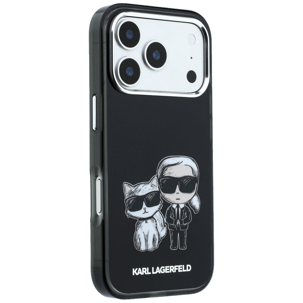 Karl Lagerfeld iPhone 17 Pro/iPhone 18 Pro Cover Karl & Choupette Sketch Sort