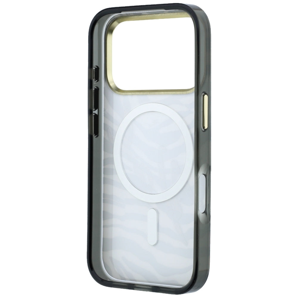 Karl Lagerfeld iPhone 17 Pro Max/iPhone 18 Pro Max Cover Zebra Glitter Guld