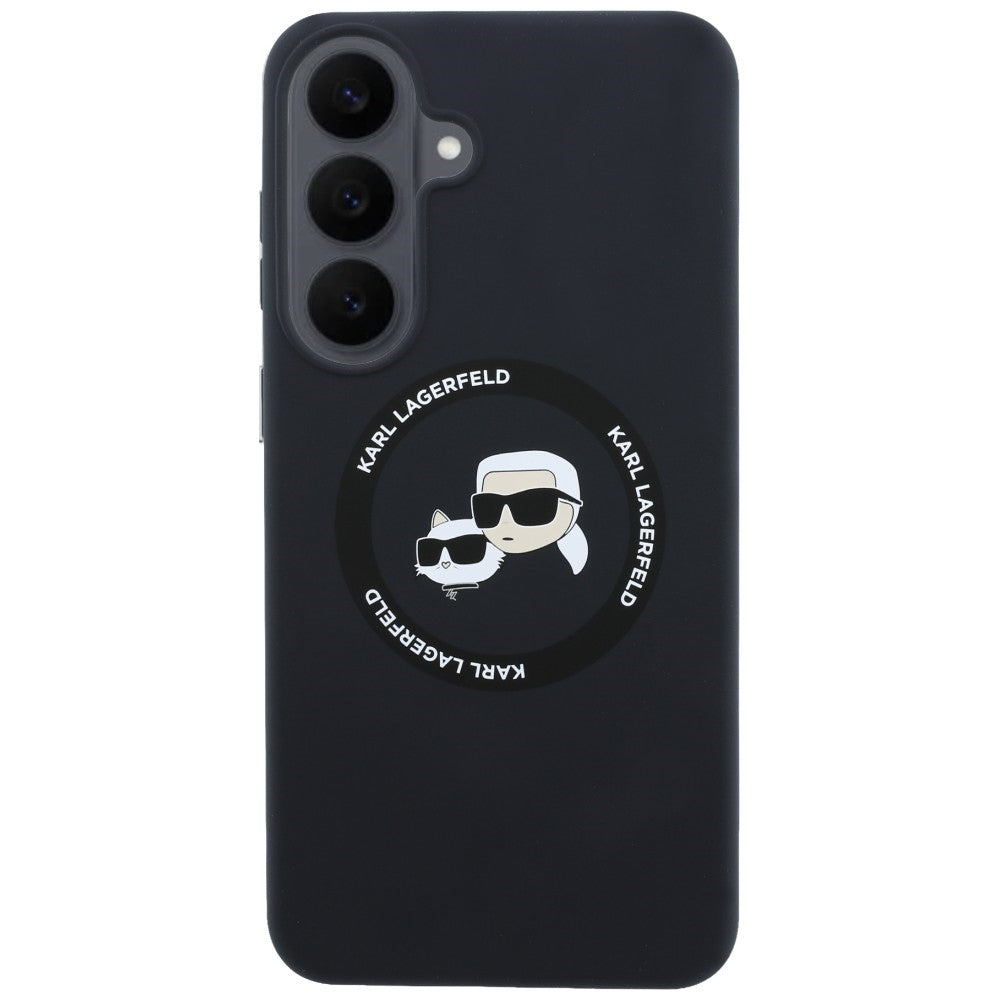 Karl Lagerfeld Samsung Galaxy S26 FE Cover Karl & Choupette MagSafe Sort