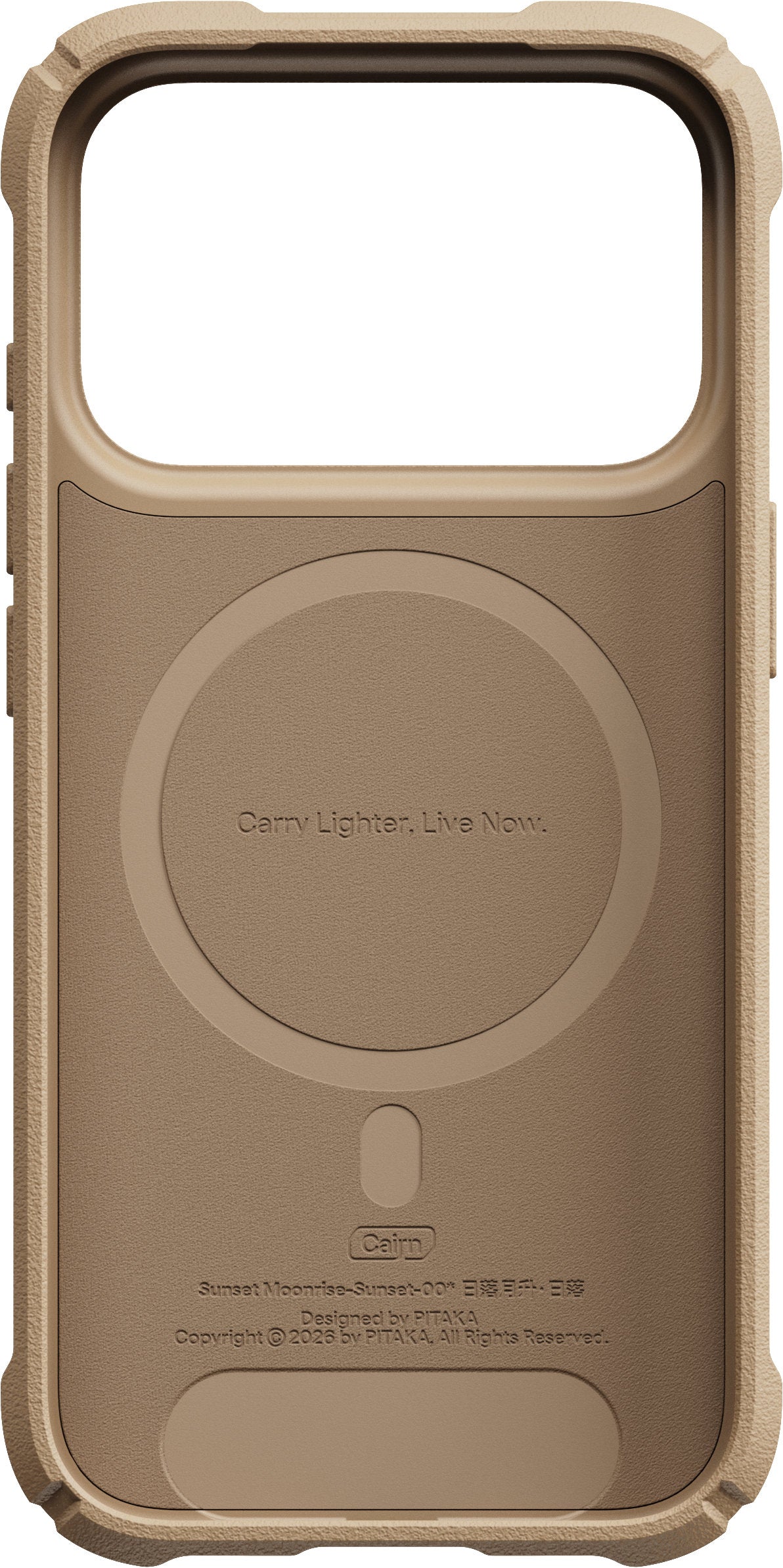 Pitaka iPhone 17 Pro/iPhone 18 Pro Cover Cairn MagSafe Sunset