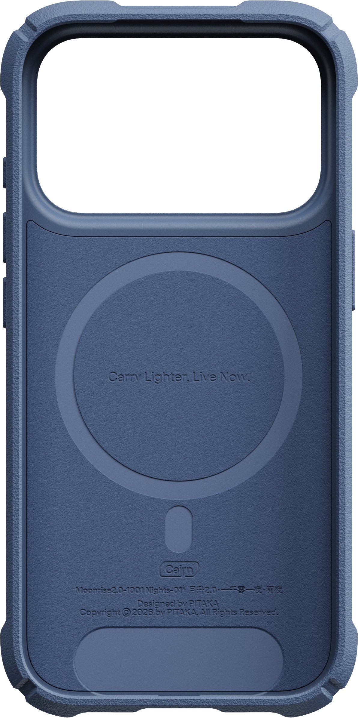 Pitaka iPhone 17 Pro/iPhone 18 Pro Cover Cairn MagSafe Midnight