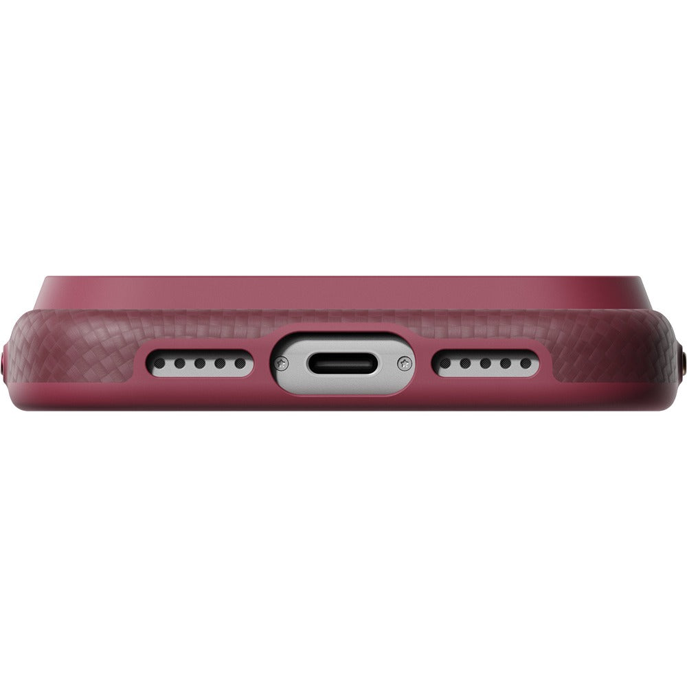Pitaka iPhone 17 Pro/iPhone 18 Pro Cover Summa MagSafe Argyle Burgundy
