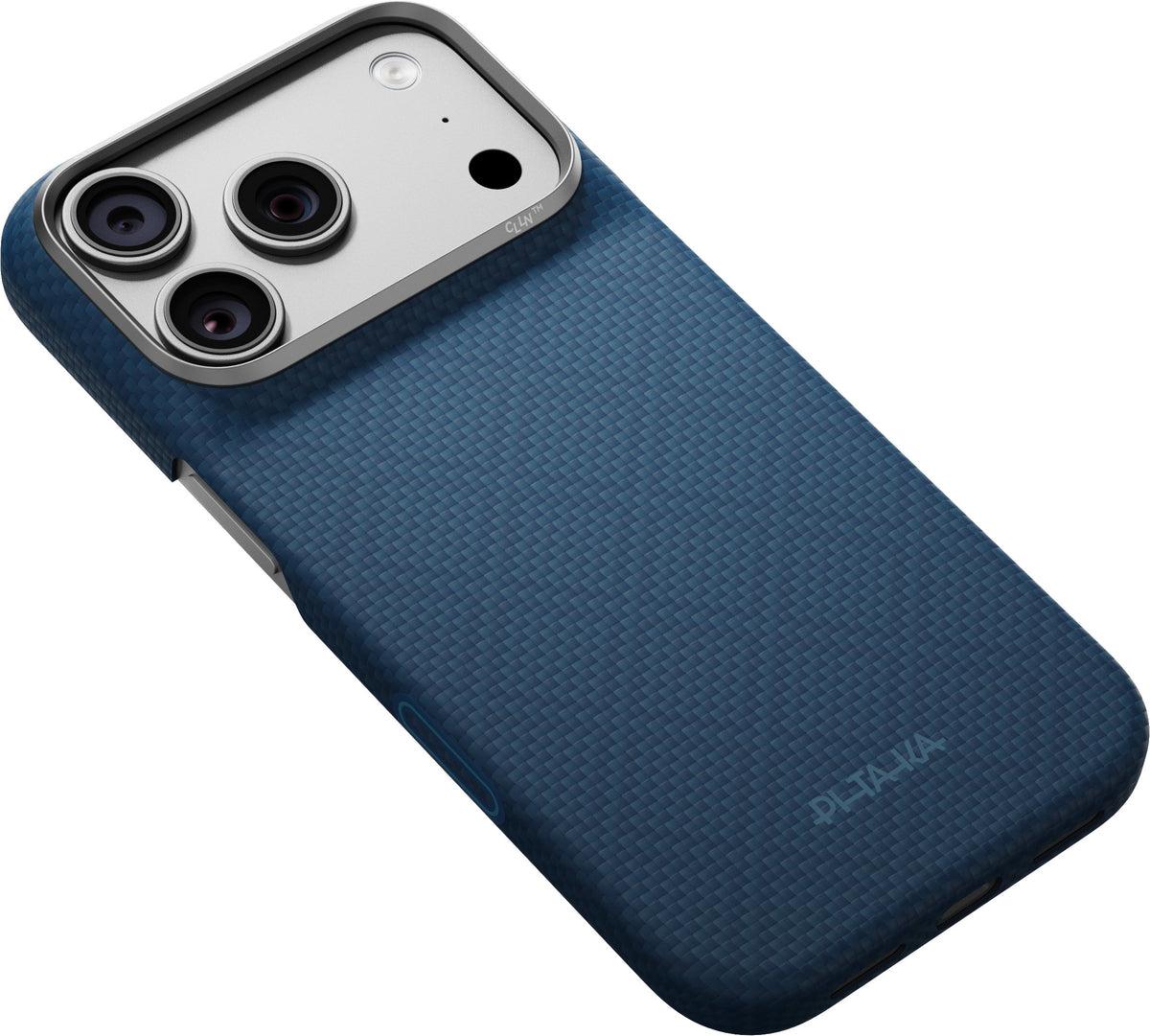 Pitaka iPhone 17 Pro/iPhone 18 Pro Cover Edge MagSafe Argyle Abyss Blue