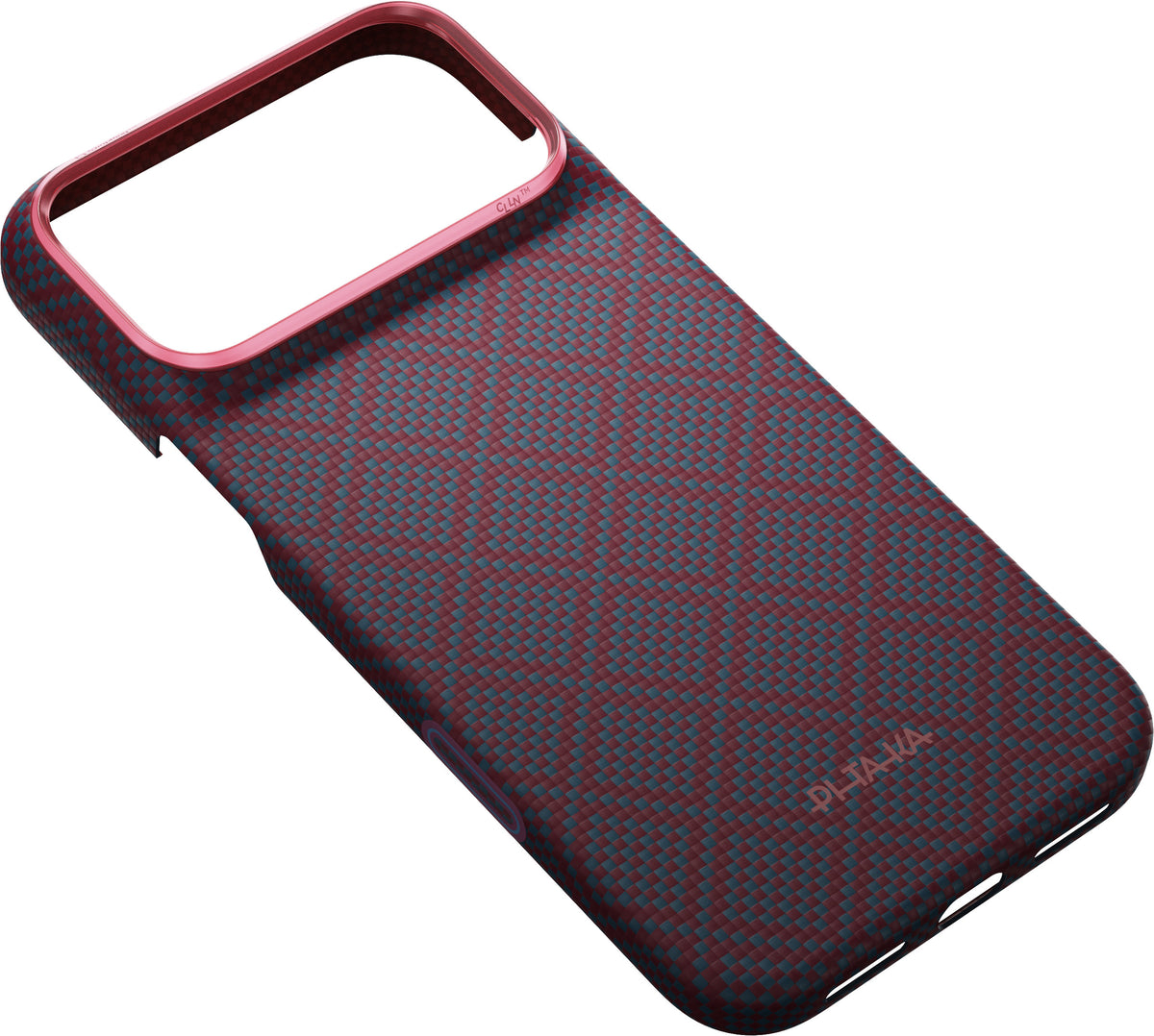 Pitaka iPhone 17 Pro Max/iPhone 18 Pro Max Cover Edge MagSafe Argyle Blue's Red
