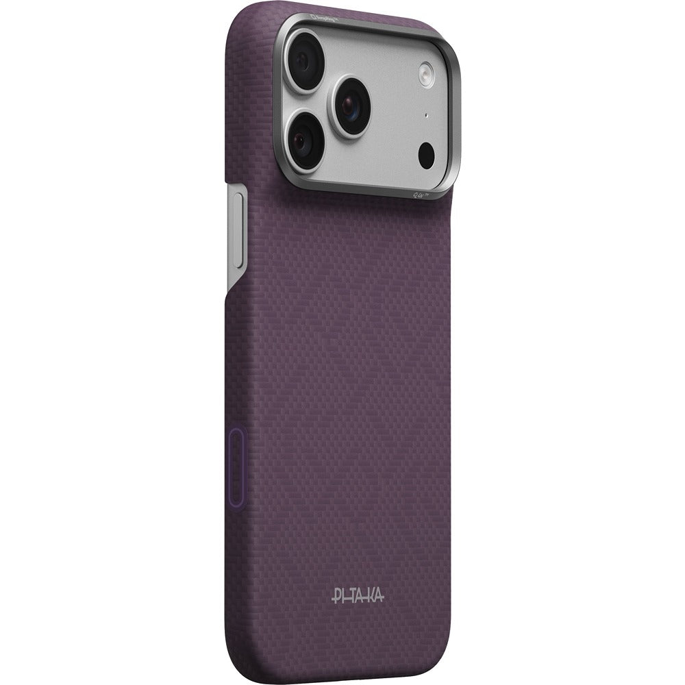 Pitaka iPhone 17 Pro Max/iPhone 18 Pro Max Cover Edge MagSafe Charoite Purple