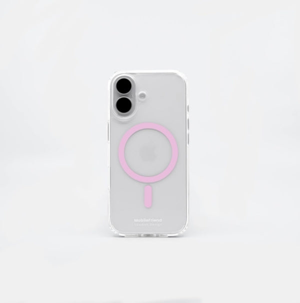 MobileFriend iPhone 16 Skal MagSafe Rosa