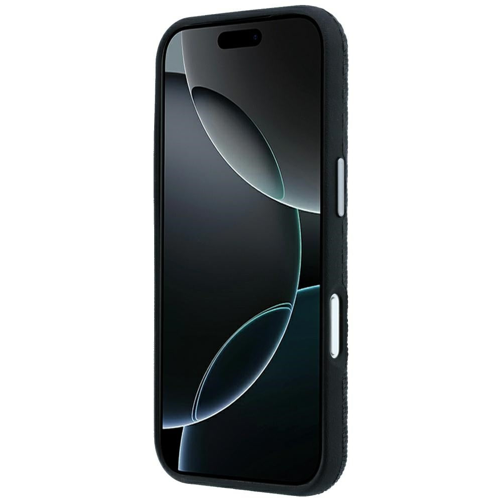 Mercedes Benz iPhone 17 Pro/iPhone 18 Pro Cover i læder med træeffekt Sort
