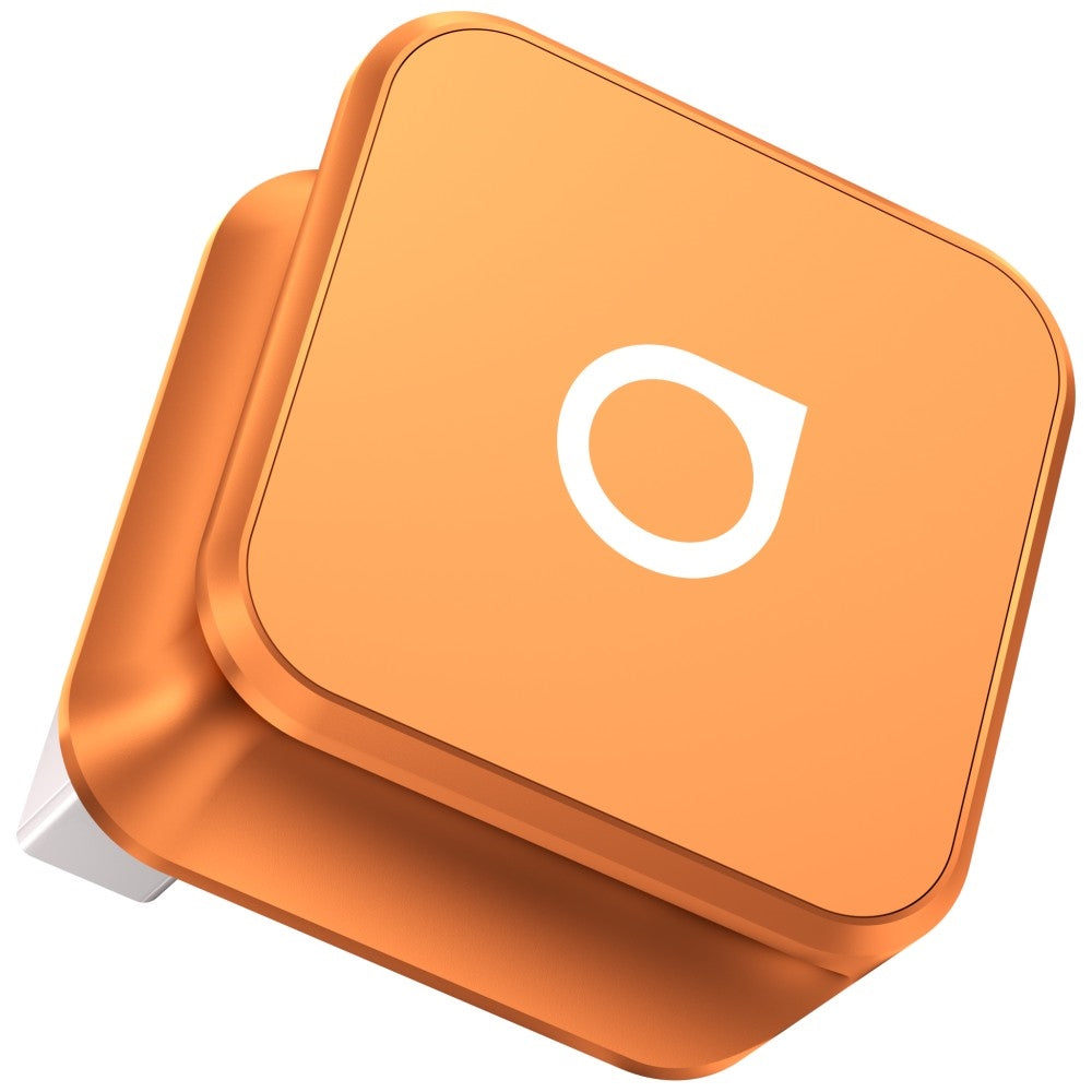 Ottocast Mini Cube Trådløs CarPlay/Android Auto Adapter Orange