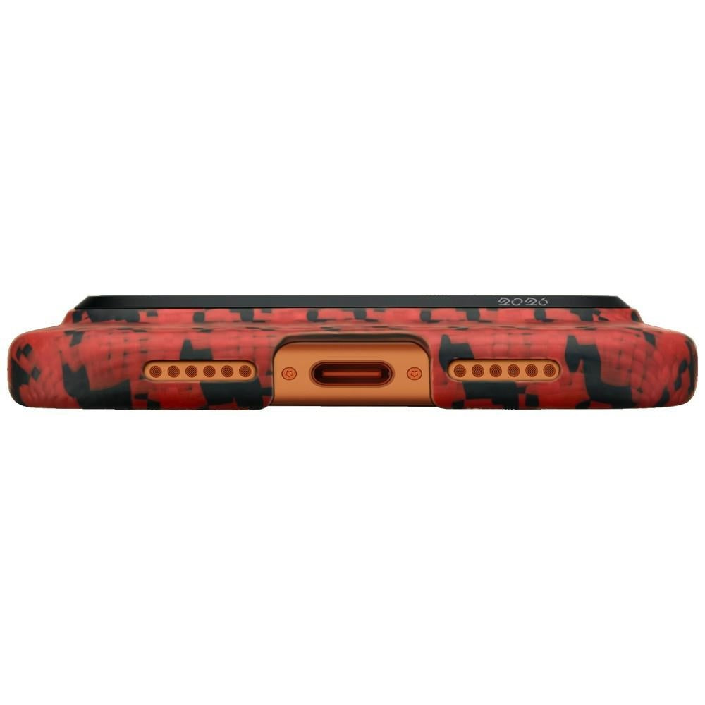 Pitaka iPhone 17 Pro Cover Edge MagSafe Maroon