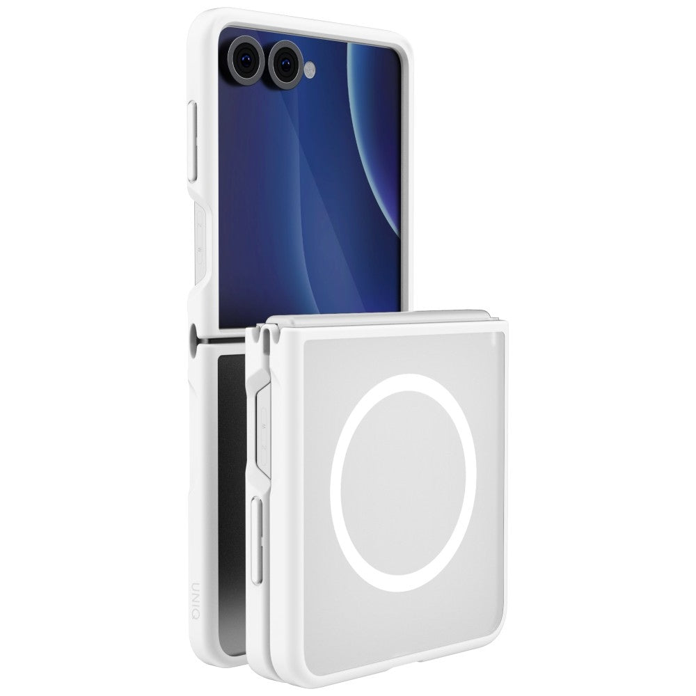 Uniq Samsung Galaxy Z Flip 8 Cover Veren MagClick Hvid