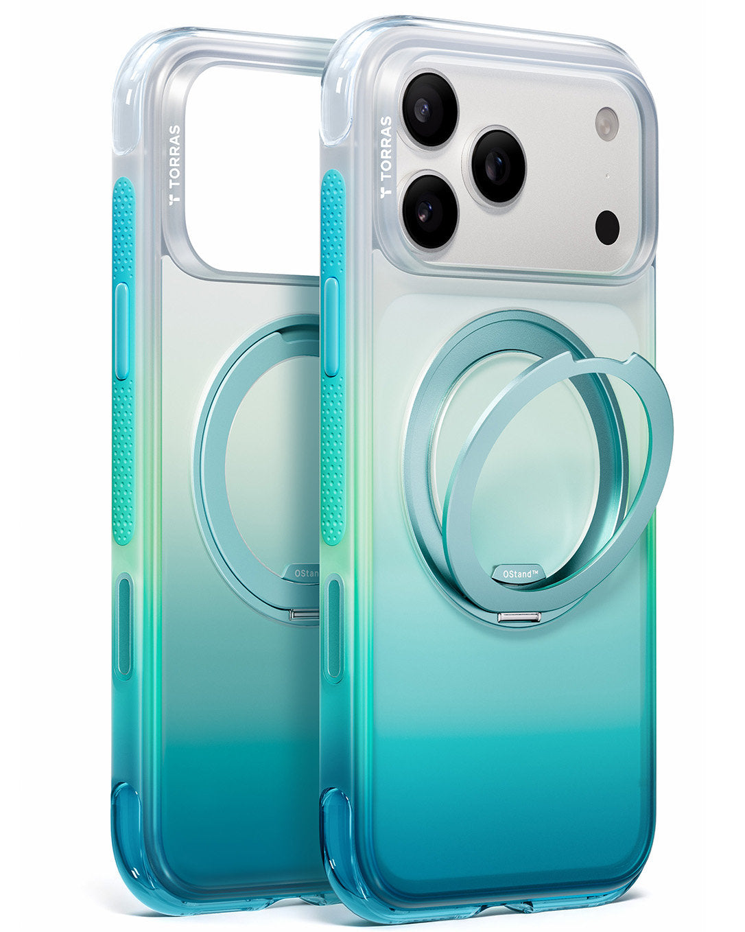 Torras iPhone 18 Pro Max Cover Ostand O3 Air Gradient Alaska Aurora