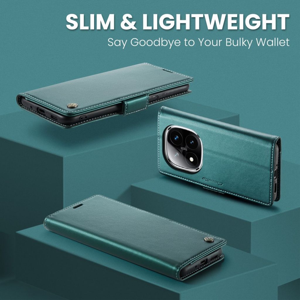CaseMe Xiaomi Redmi Note 14 Pro 5G/14 Pro Plus 5G Etui 023 Series Grøn