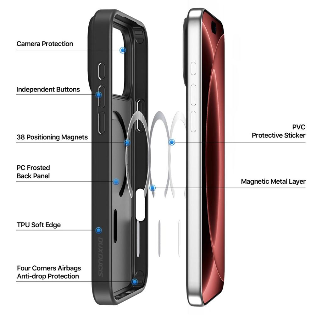 Dux Ducis iPhone 17 Pro Max/iPhone 18 Pro Max Cover Yind Series MagSafe Sort