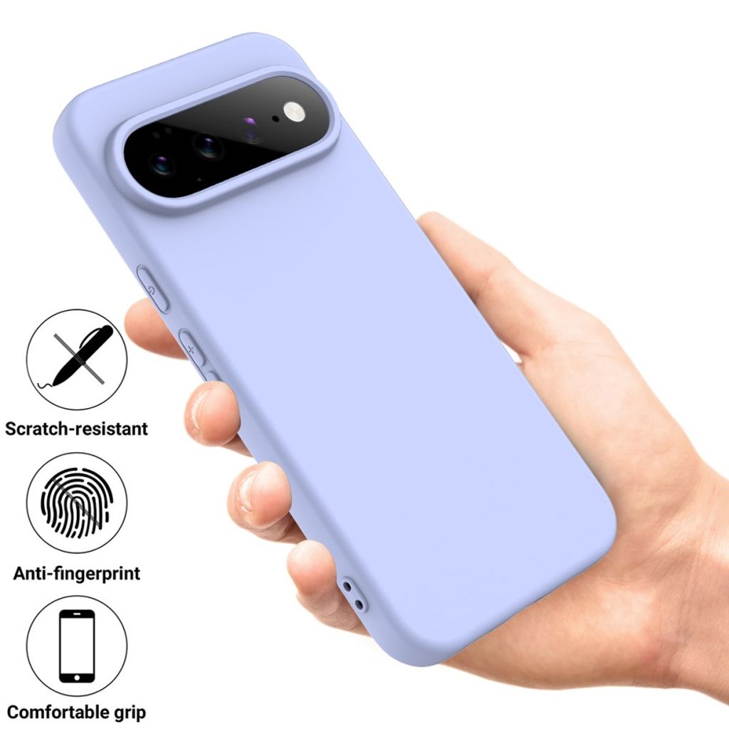 Google Pixel 11 Pro XL Cover med Strap Silikone Lilla