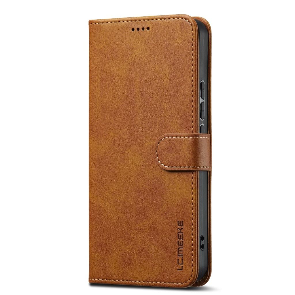 Lc.Imeeke Xiaomi 17T Etui med Kortholder Stativfunktion Lysebrun