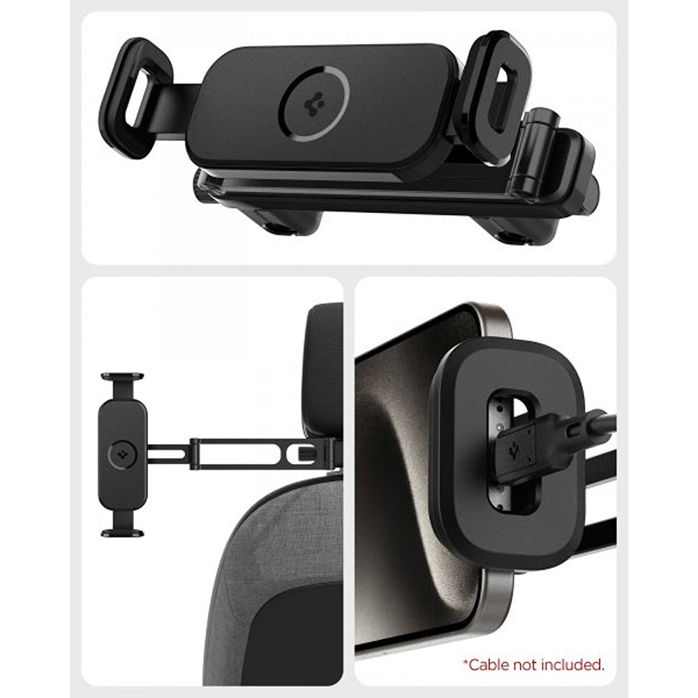 Spigen OneTap Universal Tablet Mount til bil nakkestøtte UTS45 Sort