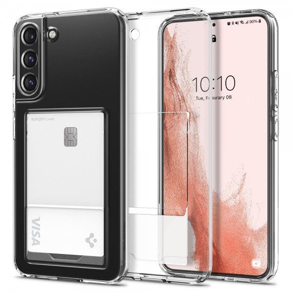 Spigen Samsung Galaxy S22 Cover Crystal Slot Krystalklar