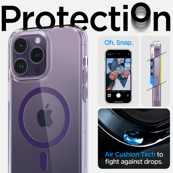 Spigen iPhone 14 Pro Cover Ultra Hybrid MagFit Deep Purple