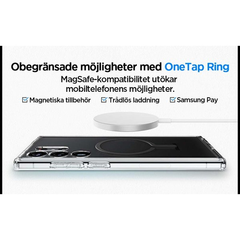 Spigen Samsung Galaxy S23 Ultra Cover Ultra Hybrid OneTap Ring MagSafe Sort